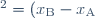 ^2 = \left(x_{\text{B}} - x_{\text{A}}\right)^2 + \left(y_{\text{B}} - y_{\text{A}}\right)^2